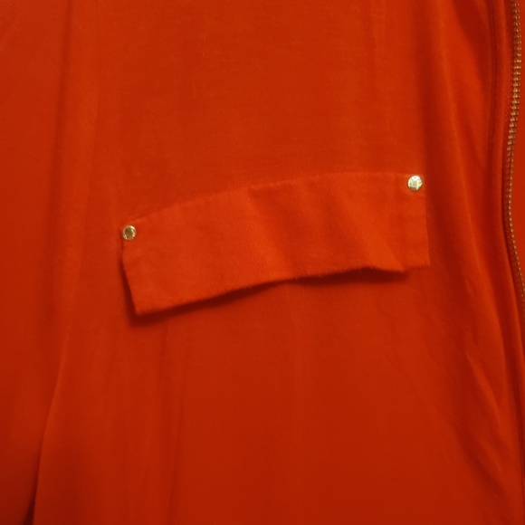 Calvin Klein Long sleeve Red shirt , with gold ornaments chest pockets XL - Picture 4 of 7